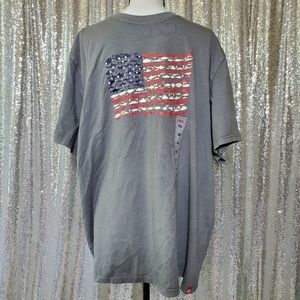 Coleman Fish American Flag T-Shirt